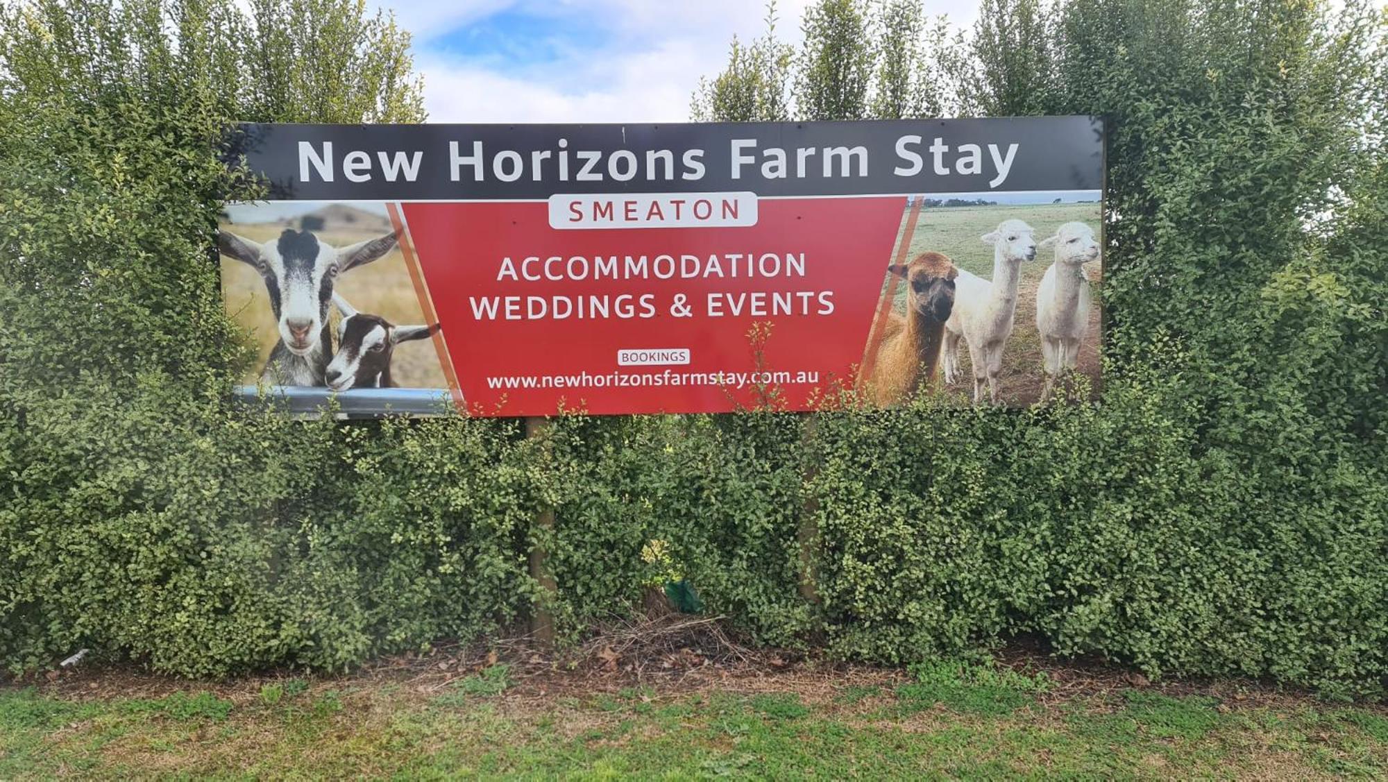 New Horizons Farm Stay Smeaton Eksteriør bilde